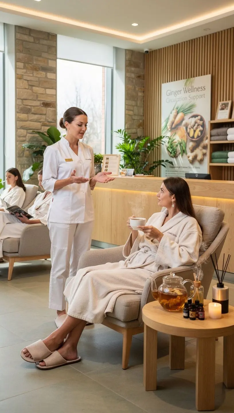 Šilta arbata, užpilta imbieru ir kitais natūraliais ingredientais.